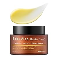 THANKYOU FARMER BakuVita Barrier Cream - Bakuchiol Retinol Alternative, Vitamin C+E Cream, Daily Firming Face Cream, Slow Aging Vegan Korean Moisturizer 1.75 fl oz (50ml)