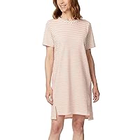 Buffalo Ladies' Striped Dress (US, Alpha, Small, Regular, Regular, Pink Stripe)