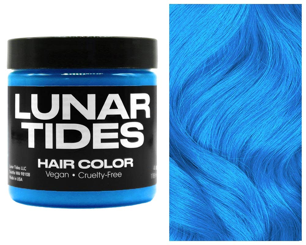 Lunar Tides Semi-Permanent Hair Color (43 colors) (Cyan Sky, 4 fl. oz.)