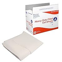 Dynarex Disposable Bed Sheets - Medical Cot Sheets & Covers for Mattress, Stretcher, Gurney - Waterproof Protectors - Breathable Non-Woven Fabric - Fitted Sheet, 30x83