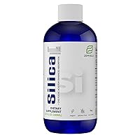 Liquid Ionic Silica - Hair, Skin & Nails Nutrition | Collagen Support | Joint Support for Health Tendons & Cartilage | 8 oz, 48 Day Supply