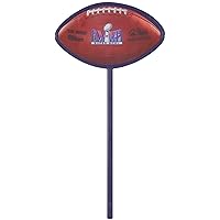DecoPac NFL Super Bowl LVIII Skewers For Cakes, Cupcakes, And More | 72 Football Stir Sticks, Officially Licensed, Ideal For Team Celebrations, Birthday's, And Parties. Pack of 72