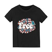 Floral Tops for Girls Boys and Girls Tops Short Sleeved T Shirts Summer Solid Tops and Bottoms for Teen Girls