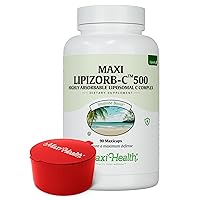 Liposomal Vitamin C - Liposomal VIT C - 500mg Capsules with Digestive Blend - Highly Absorbable High Dose VitaminC - Non GMO Kosher Vegetarian Doctor-Formulated Immune Supplement, Red PIll Pack