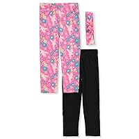 Girls' 3-Piece Leggings Set With Accessory