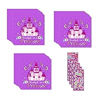 Sofia the First Princess Birthday Party Supplies Bundle includes 48 Lunch Napkins