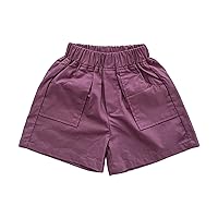 18 Month Boy Knit Shorts Casual Daily Shorts Pocket Casual Outwear Fashion for Children Clothing Features 2t