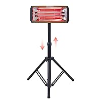 Infrared Paint Curing Lamp 2000W with Timer for Car Body Repair Paint Curing Systems,IR Lamp for Body Repair Paint Tools,with Adjustable Bracket,Heat Lamps for Paint Booth
