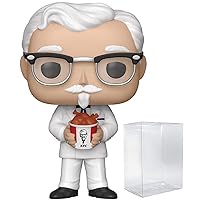 POP Ad Icons: KFC - Colonel Sanders Funko Pop! Vinyl Figure (Bundled with Compatible Pop Box Protector Case) Multicolored 3.75 inches