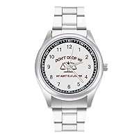 Don't Drop Me My Aunt is A Lawyer Classic Watches for Men Fashion Graphic Watch Easy to Read Gifts for Work Workout