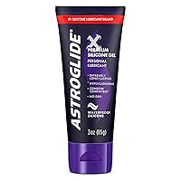 Silicone Lube (3oz), X Premium Gel Personal Lubricant for Vaginal and Anal Sex, No Drip Stay-Put, Long-Lasting for Men, Women and Couples, Waterproof for Water Play
