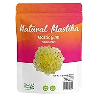Mastic Gum 25 grams, Natural Mastiha, Small Tears, Premium Quality, Real Chios Mastiha Gum, Gum Of Mastiha Trees, Product From Chios, Greece (25 Grams)