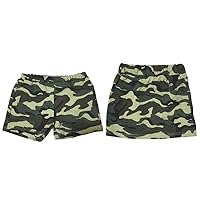 Petitebella 2 Packs Set Camouflage Cotton Skirt and Shorts 1-8y