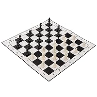 Backgammon Chessboard, Chess Checker Set Durable Plastic Brush Resistant for Home