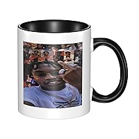Lil Hip Hop Tjay Rapper Collage Ceramic Mug Cup Tea Cup With Handle For Deco Office Home Gift Tea Beverages 11oz Black