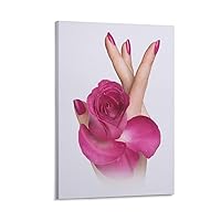 ESyem Posters Nail Care Poster Beauty Spa Decoration Poster Beauty Salon Poster Nail Salon (5) Canvas Art Poster And Wall Art Picture Print Modern Family Bedroom Decor 16x24inch(40x60cm) Frame-style