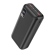 50000 mAh Power Bank ,22.5W Fast Charging Portable Charger ,USB-C Battery  bank , Flashlight and LED Display，3Outputs & 2 Inputs Huge Capacity  External