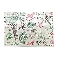 100PCS Twisting Candy Wrapping Papers for Homemade Sweets, 9x12.5cm, 3.5x4.9in, Christmas #05