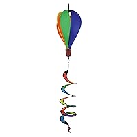 In the Breeze Mini Rainbow Panel Hot Air Balloon Wind Spinner