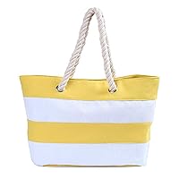 Nevenka Canvas Tote Beach Bag With Zipper Top Handle Handbag Shoulder Bags Shopping Bag