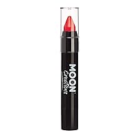 Face Paint Stick / Body Crayon makeup for the Face & Body by Moon Creations - 0.12oz - Red