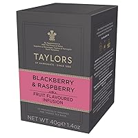 Taylors of Harrogate Blackberry & Raspberry Herbal Tea, 20 Teabags