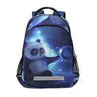 Panda Backpacks Travel Laptop Daypack School Book Bag for Men Women Teens Kids
