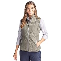 Cutter & Buck Rainier Primaloft Womens Eco Insulated Full Zip Puffer Vest