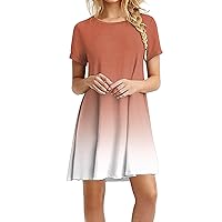 Plus Size Dresses for Curvy Women Party Wear,Women Summer Casual Dresses Short Sleeve Summer Dresses Casual T S