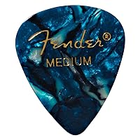 Fender 351 Shape Premium Picks (12 Pack) for electric guitar, acoustic guitar, mandolin, and bass