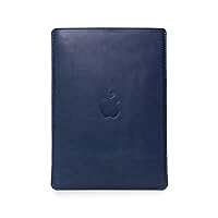 INCARNE™ Slim Leather Sleeve for MacBook Air 15 inch 2023-2024 (A2941) Free Port Plus (MacBook Air 15” 2023-2024, Blue)