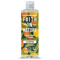 Faith In Nature Grapefruit and Orange Invigorating Shampoo For Normal To Oily Hair 400ml