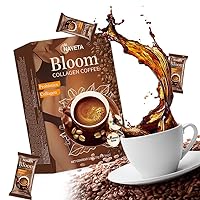 Bloom Collagen Coffee,100% Pure & Organic Coffee Instant,Glutathione Coffee Collagen Coffee, Supplement,Nutritionist Recommended (1Pc)