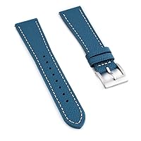 Full Grain Leather Watch Strap - Quick Release Watch Band Replacement - Epsom Leather Watch Band for Men and Women 19mm 20mm 21mm 22mm