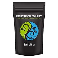 Prescribed For Life Spirulina Powder | Blue Green Algae | Naturally Rich in Chlorophyll & Protein | Vegan, Non GMO, Gluten Free, Kosher - Arthrospira Platensis (25 kg / 55 lb)