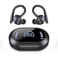 PSIER Wireless Earbuds Bluetooth Headphones 50Hrs Playback Ear Buds IPX7 Waterproof Sports Earphones Dual Power Display with Earhooks Built in Mic Clear Calls Over Ear Earbuds for Running PSIER Wireless Earbuds Bluetooth Headphones 50Hrs Playback Ear Buds IPX7 Waterproof Sports Earphones Dual Power Display with Earhooks Built in Mic Clear Calls Over Ear Earbuds for Running