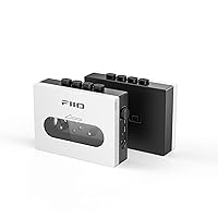FiiO CP13 Portable Cassette Tape Player with 3.5mm Earphone Jack, Ultra-Low Wow&Flutter, Powered by Type-C or Lithium Battery (White and Black)