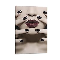 Posters Fashion Nail Care Poster Beauty Spa Decoration Poster Beauty Salon Poster Nail Salon (5) Canvas Art Poster And Wall Art Picture Print Modern Family Bedroom Decor 24x36inch(60x90cm) Frame-style