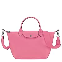 Longchamp 'Small Cuir Leather Top Handle Tote Shoulder Bag, Pink