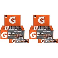 Gatorade Whey Protein Recover Bars, Chocolate Chip, 2.8 ounce bars (12 Count) (Pack of 2)