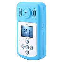 Oxygen Gas Detector, Digital Display Handheld Oxygen Meter O2 Gas Tester O2 Concentration Measurement Tester with Sound, Light and Vibration Alarm for Car, Climbing, Tunnel
