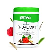 Plant Based HerBalance for Menopause,(with Black Cohosh, Lodh Bark, Licorice, Red Clover & More) for Hormonal balanace & Better Vaginal Health(0.55 lbs) (250 g)