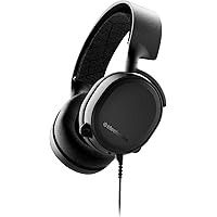 SteelSeries Arctis 3 - All-Platform Gaming Headset for PC - PlayStation 5 and PS4, Xbox One, Nintendo Switch, VR, Android and iOS - Black