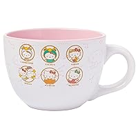 Sanrio Hello Kitty Zodiac Ceramic Soup Mug, 24 Ounces