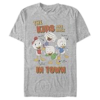 Disney Duck Tales Back in Town Men's Tops Short Sleeve Tee Shirt