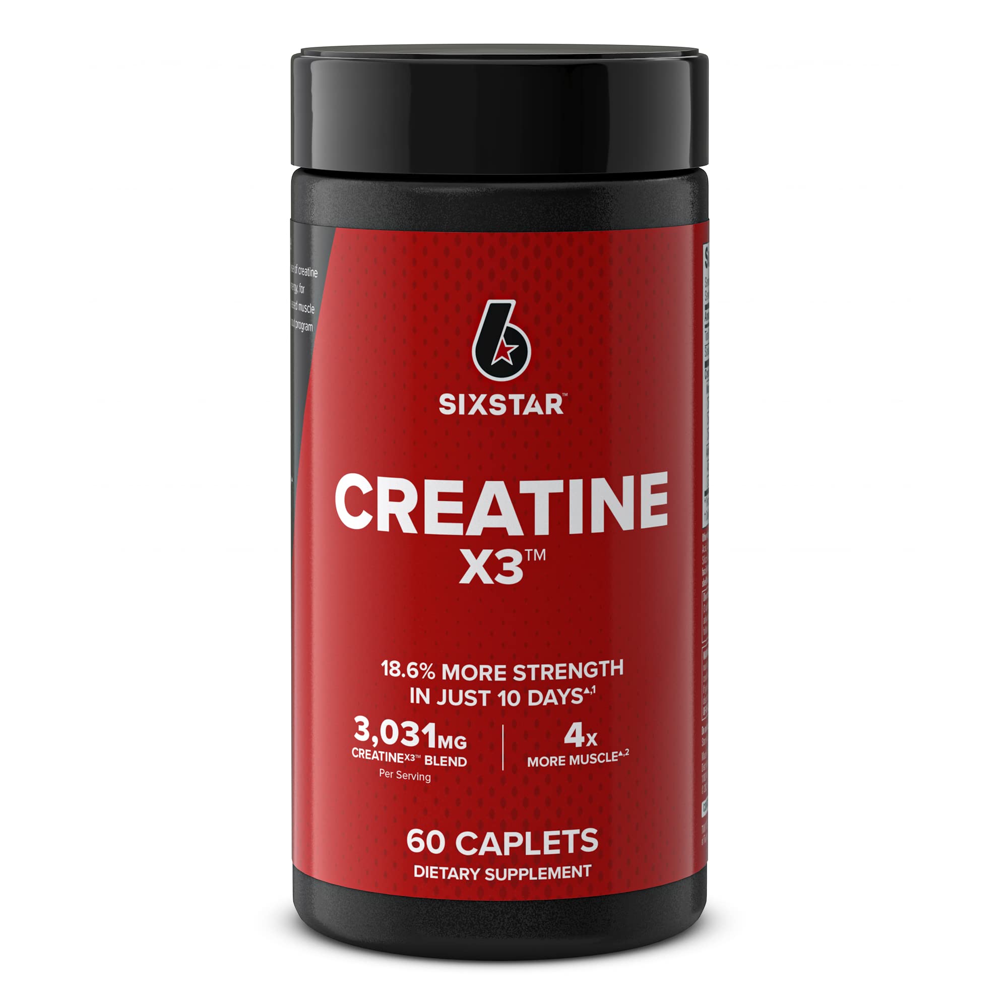 Six Star Creatine Pills Post Workout X3 Creatine Capsules, Creatine Monohydrate Blend, Muscle Recovery & Muscle Builder for Men & Women, Creatine Supplements, 20 Servings