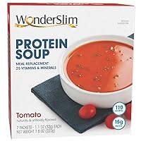 WonderSlim Protein Soup, Tomato, 110 Calories, 15g Protein, 1.5g Fat (7ct)
