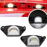 LED License Plate Lights Number Lamp for Chev.rolet Corvette C4 C5 C6 Powered by High Power SMD Xenon White LED Error Free 2pcs