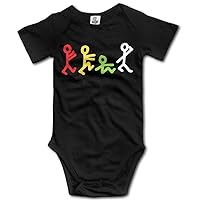 TLK A Tribe Called Quest Band Logo Babys Romper Bodysuit Outfits Black Size 12 Months