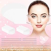 Face Lift Tape Invisible,60PCS Face Lift Tapes and 8 Bands, Sagging Skin,Beauty Skin Tightening Neck Jowls Double Chin Lifting,Facial Tape Lift for Stretching,Cosmetic Tape Shape Face for Makeup